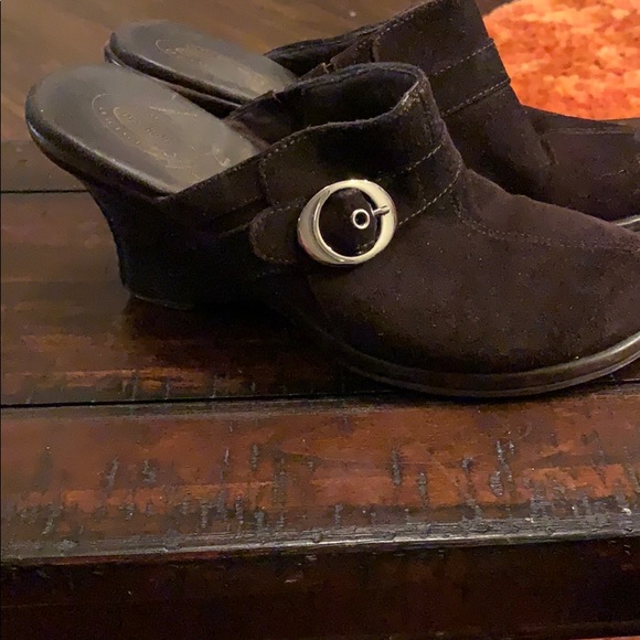 Brown suede platform Shoes - Picture 3 of 7